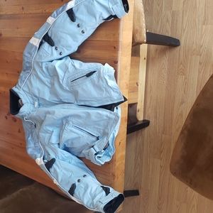 Cortex Motorcycle Lt Blue Jacket Small C:36" Tag Reads 10/12 *No Way Fit…